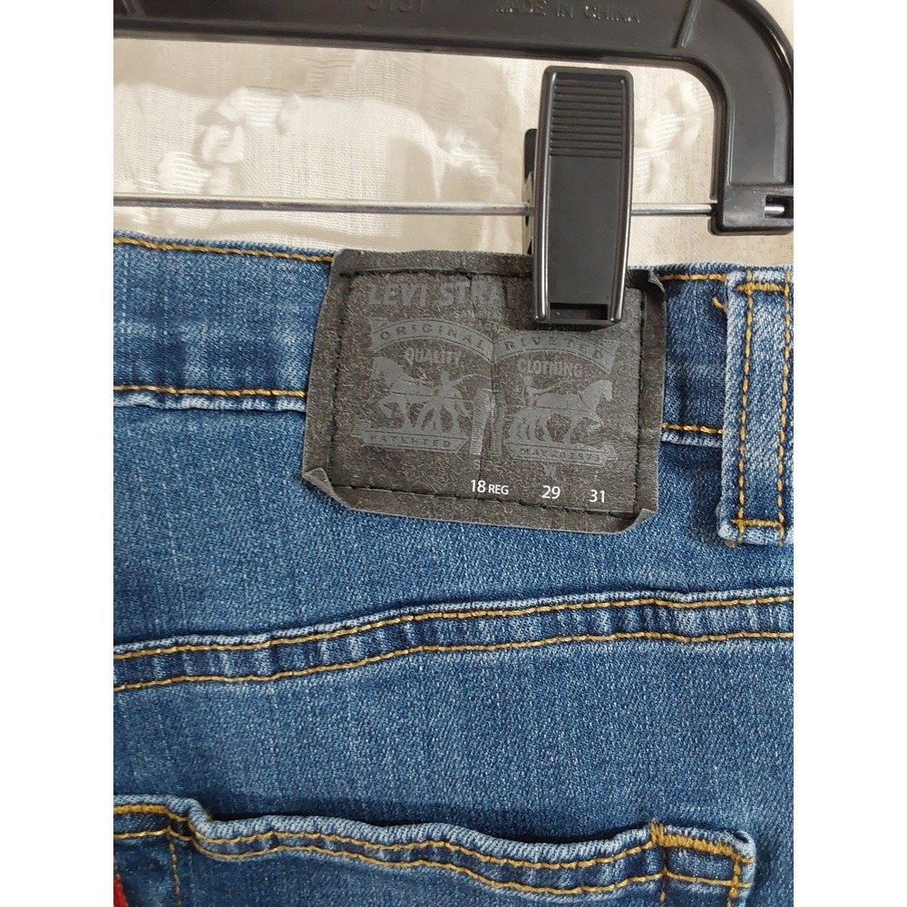 Levis 511 Slim Fit Performance Jeans Mens 29x31 Blue Denim Medium Wash 18 REG - Picture 4 of 4